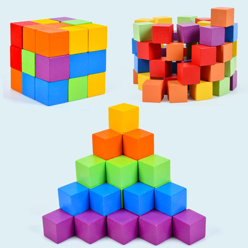 Parent-child interactive toy double battle color Rubik's cube children's desktop mobile puzzle space cube early education toy