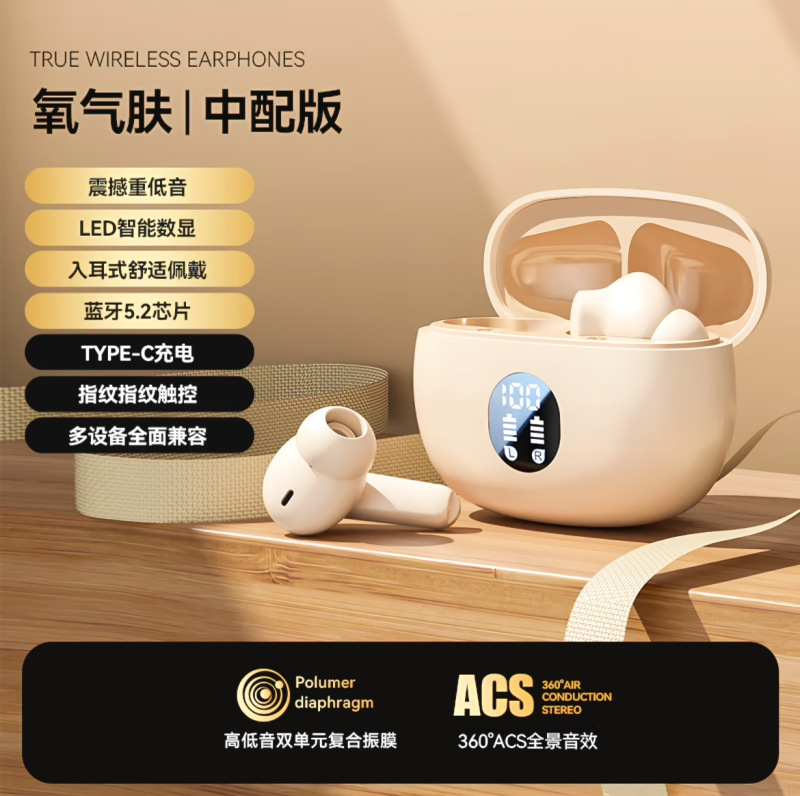 S510 airdots4 ヘッドフォン 895B ワイヤレスインイヤーヘッドフォン air31 デジタルディスプレイノイズリダクション TWS Bluetooth ヘッドセット|undefined