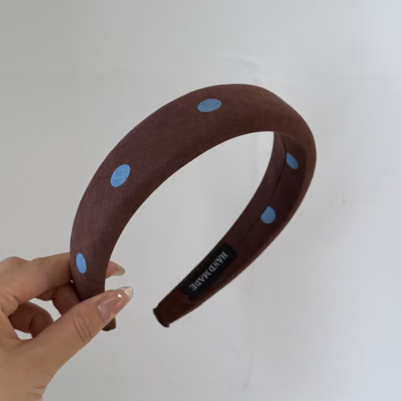 Otoño y invierno Meilade coreano retro estricto esponja cabeza de banda nueva variedad de terciopelo alto cráneo ancho banda de cabello mayorista