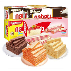 Indonesian imported Richeese Nabati cheese wafers 145g/box breakfast afternoon tea