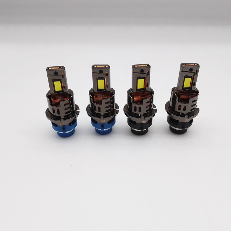 Faros LED de automóvil enchufables directos D2S D4S bombilla LED reemplaza la bombilla de xenón original 30 núcleos de lámpara