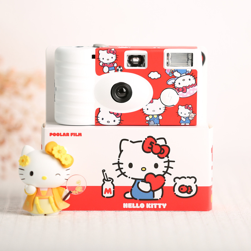 Hellokitty Pudding Dog Kuromi Melody Sanrio Disposable Film Camera Creative Birthday