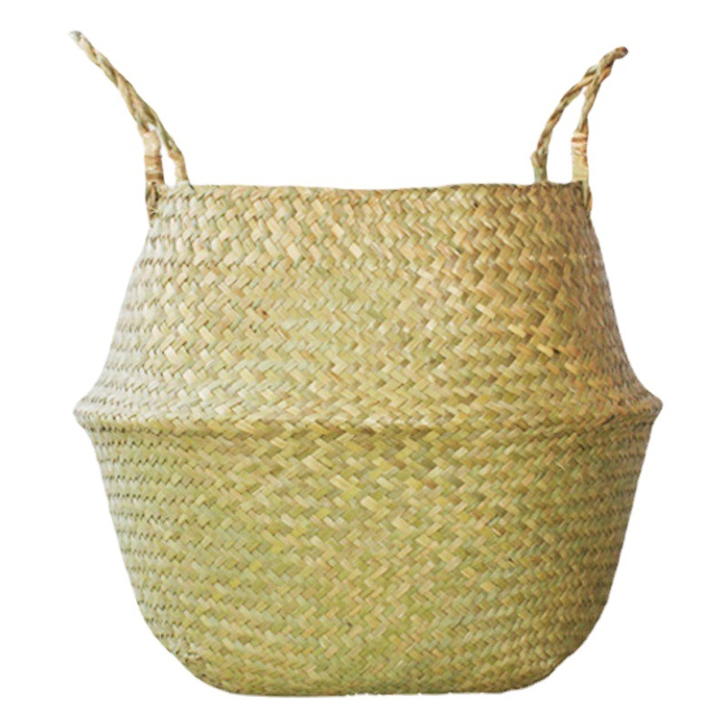 109 color natural del vientre 18 algas marinas cesta plegable Estilo nórdico suculento paja planta flor dispositivo fuente fabricante