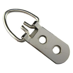 Double-hole bold hanging ring hook backboard hanging wholesale photo frame picture frame accessories hardware stamping parts in stock iron hanging ring