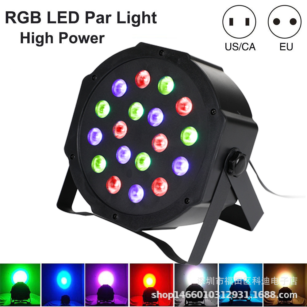 Transfronterizo LED PAR luz USB6 12 1836 54 colorido control remoto par luz láser UV púrpura teñido luz de la etapa