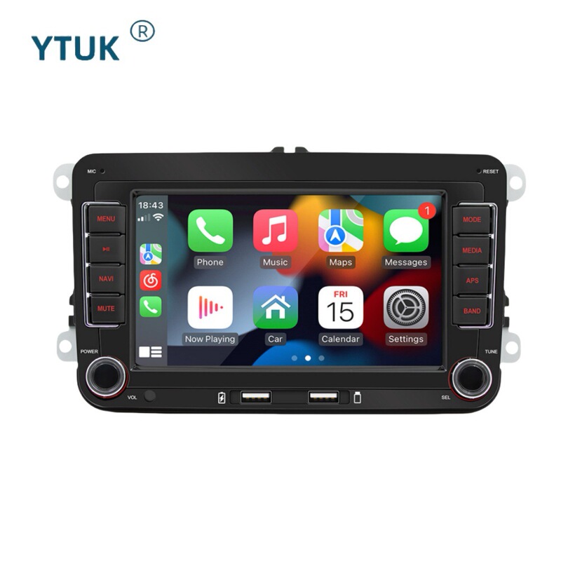 Suitable for 7inch Volkswagen Car Android Atuo Navigation Bluetooth Carplay Car Central Control Hd Reversing Camera