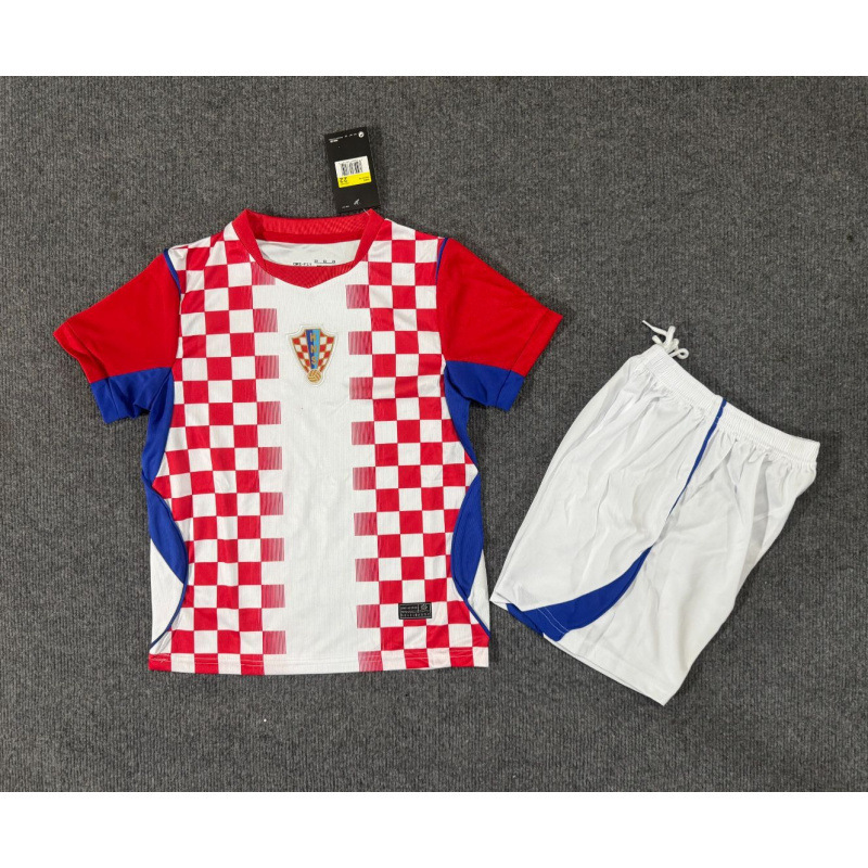 2026 Copa del Mundo de fútbol infantil trajes de mangas cortas pantalones cortos Argentina Alemania Francia niños y niñas secos rápidos image 47