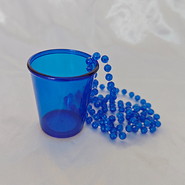 Vasos Pequeños para Fiesta — Mini Shots “Bride to Be” con Cadena de Perlas (Halloween/Bachelor)