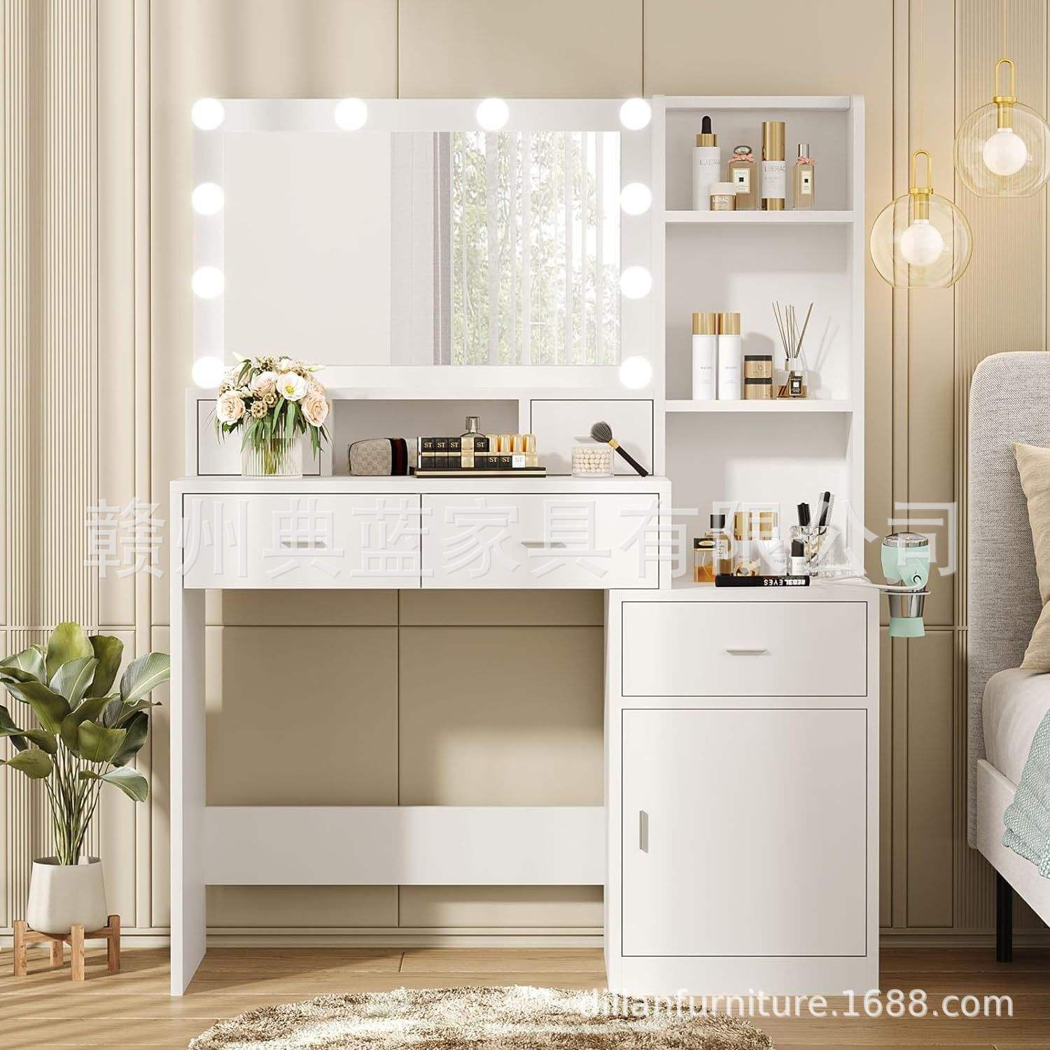 Comercio exterior transfronterizo mesa de maquillaje de estilo europeo dormitorio simple moderno mesas de maquillaje mesas de maquillaje mesas de maquillaje