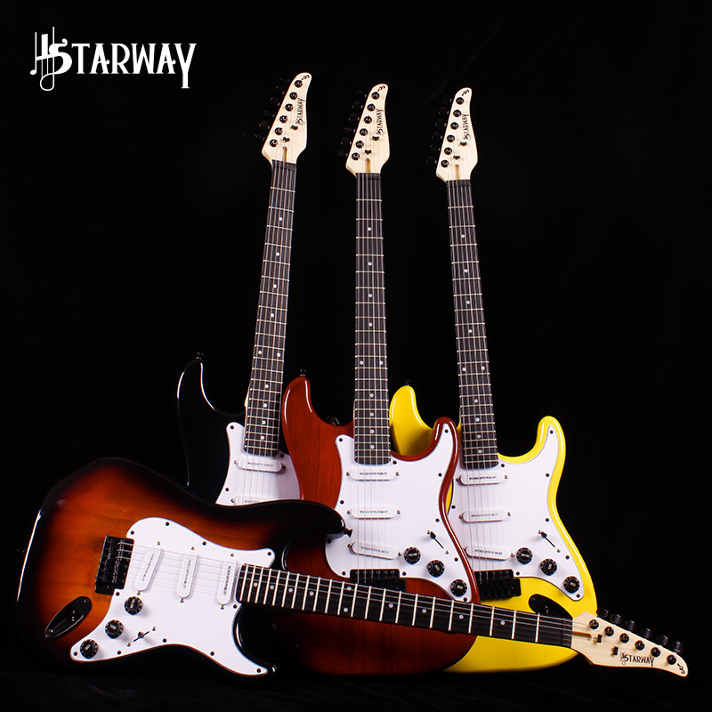 Cross-border playable children's simulated electric guitar toy for boys and girls, small guitar, bass, 6-string beginner's instrument Cross-border playable children's simulated electric guitar toy for boys and girls, small guitar, bass, 6-string beginner's instrument