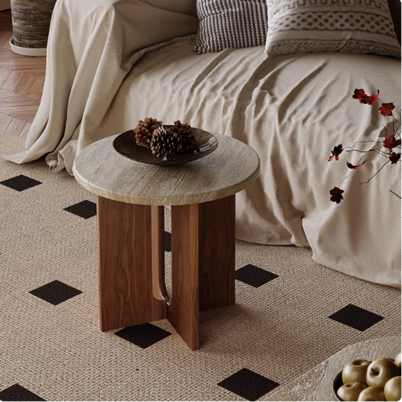 [수입소나무] 슬레이트 석회화 50*50*50cm 월넛색상