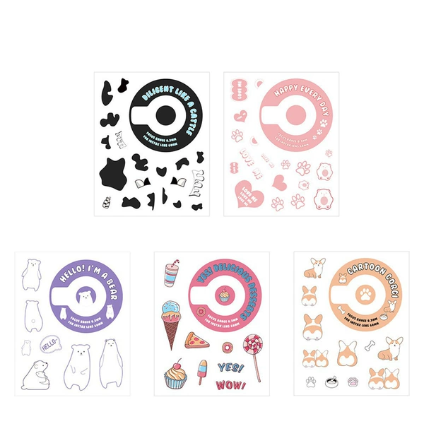 Dessert and Animal Series (5 pieces of one set)