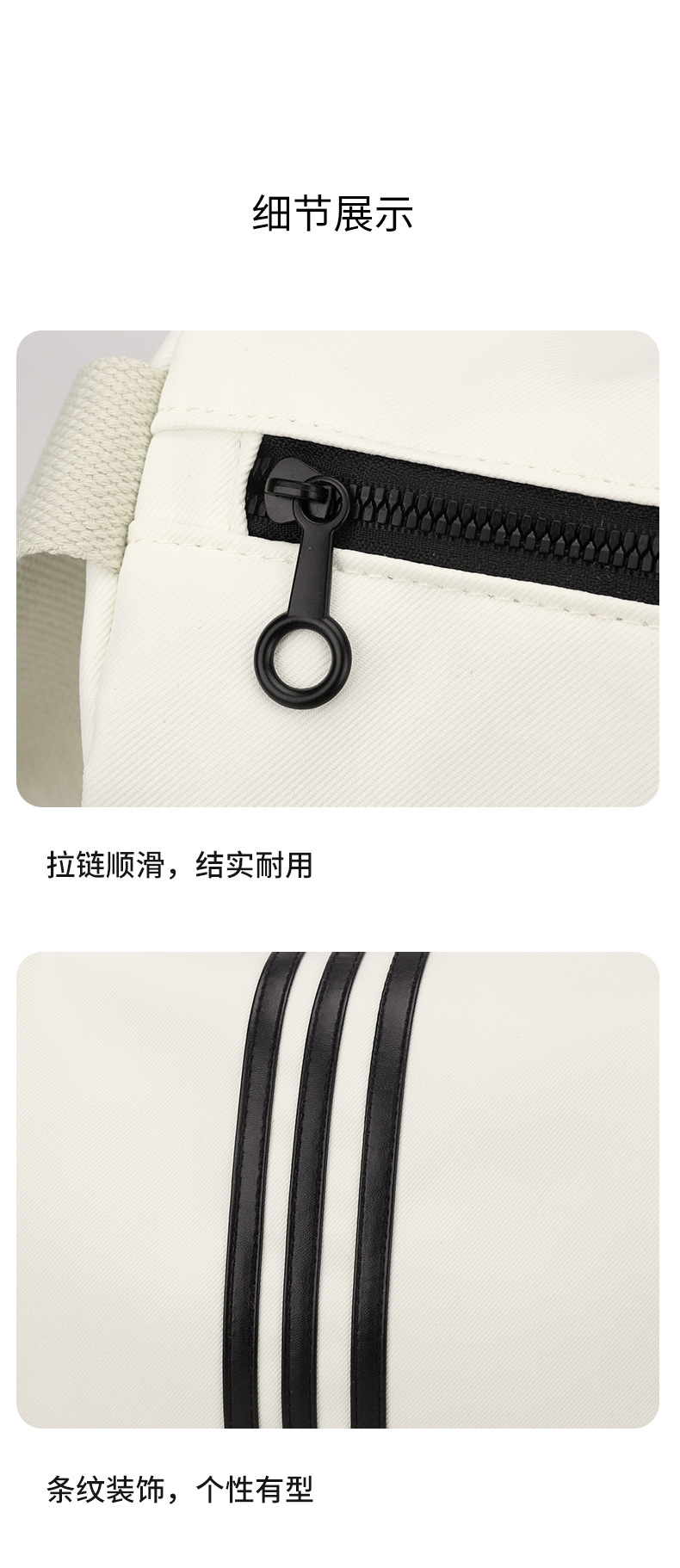 This is a simple, fashionable, casual and versatile crossbody bag for women, suitable for commuting. It is a large-capacity striped single-shoulder bag for both men and women undefined