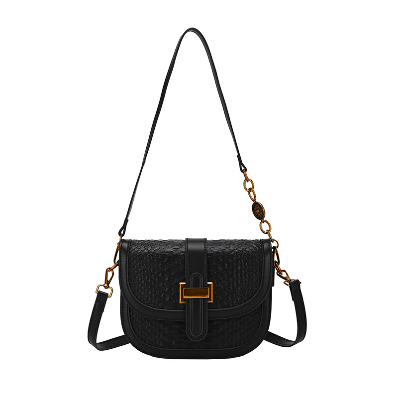 Bolso para mujeres 2026 nueva moda transfronteriza versátil bolso de silla de montar de color sólido sensación de lujo ligero tejido mochila