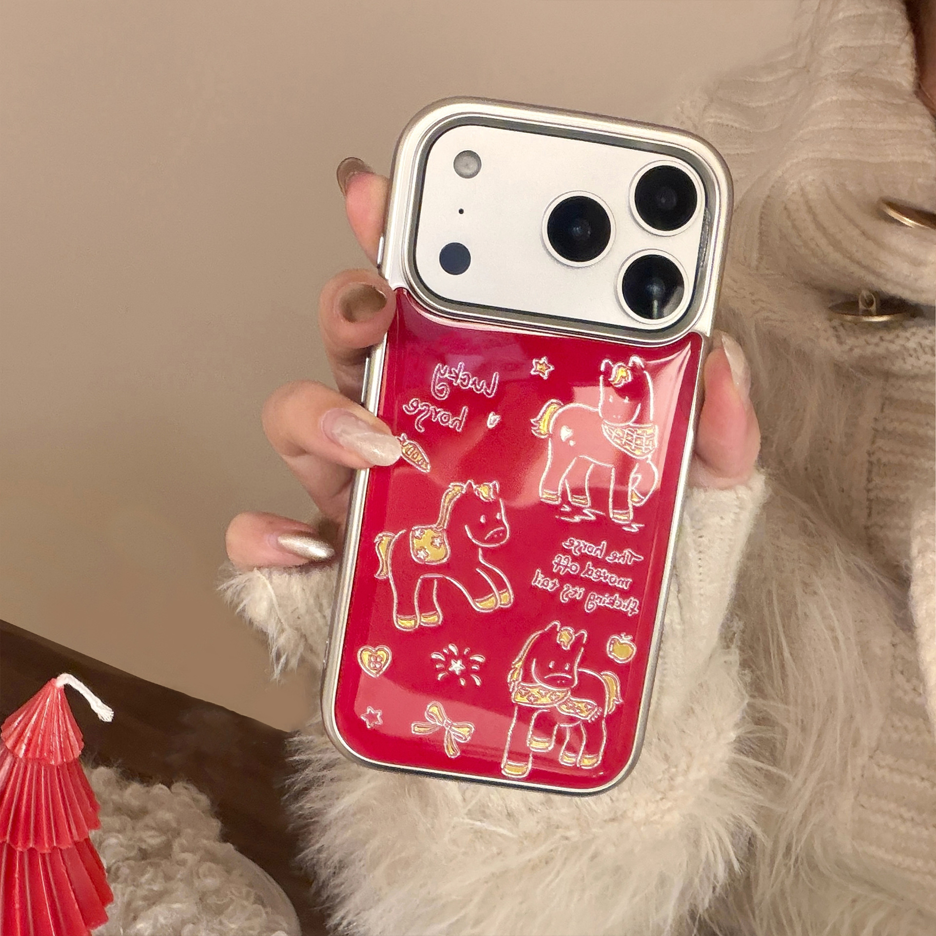 Funda protectora para iphone, carcasa con diseño para apple móvil_voghion.com