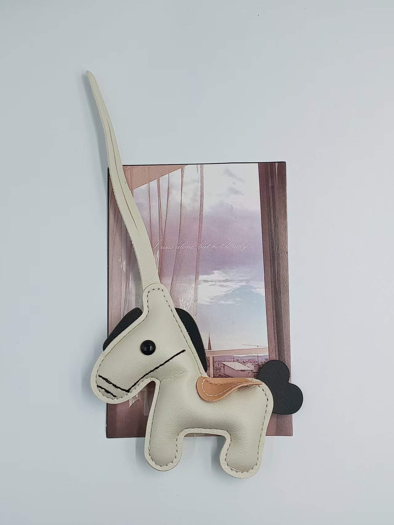 Transfronterizos pu cuero pony colgantes bolsos de bolsa pony lindo correa tendencia llaveros de automóviles bolsa colgante al por mayor