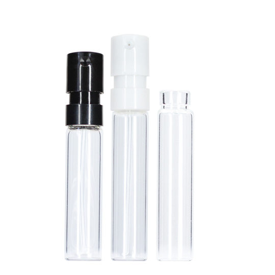 Perfume Bottle 1ml French Transparent Mini Perfume Bottles Small Sample Bottle Glass Bottle 2ml Cosmetic Spray Bottle