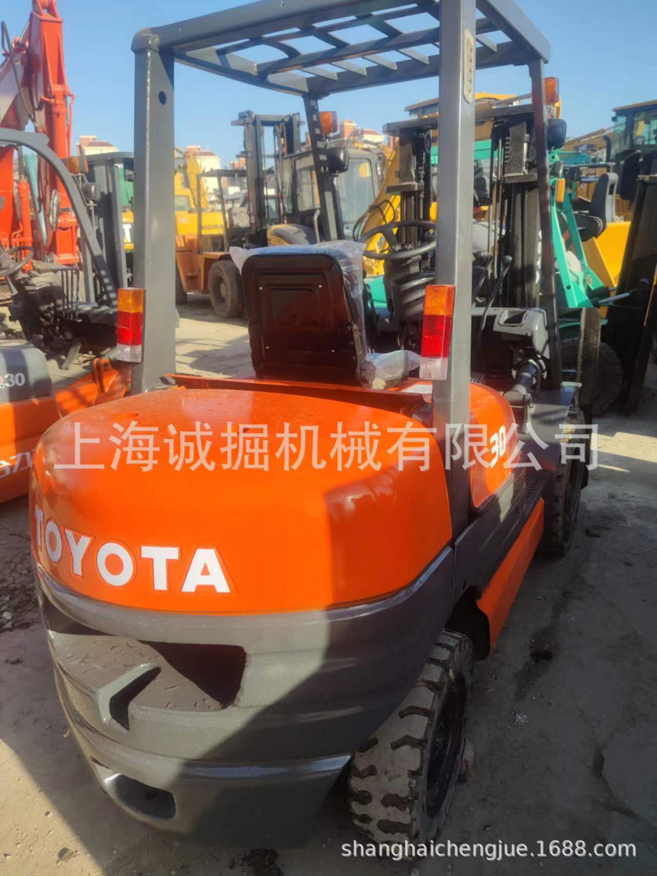 Toyota二手叉车丰田FD30带侧移3吨 叉车燃油叉车