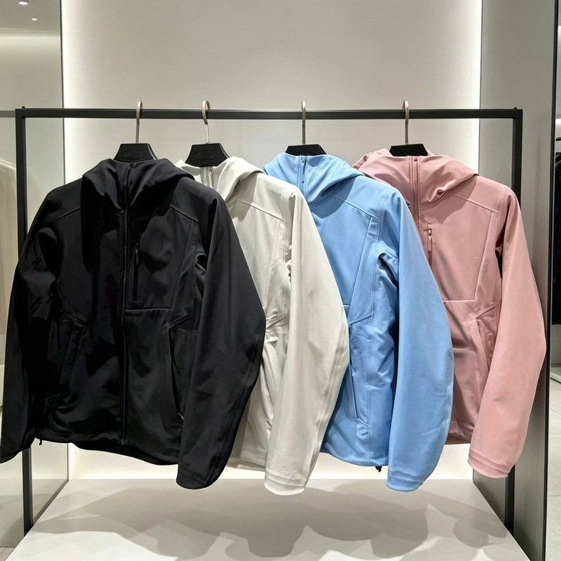 Bird's Same Style Gamma Mx Outdoor Hooded Fleece-Lined Softshell Jacket, Windproof and Waterproof Women's Warm Coat