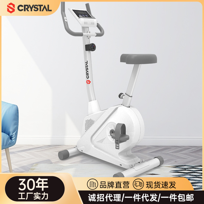 CRYSTAL Magnetic Control Exercise Bike Weight Loss Bicycle Magnetic Control Quiet Elliptical Machine Walking Machine Spinning Bike