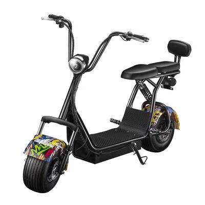 【厂家批发】48V60V中小款哈雷锂电池前后碟刹城市代步电动滑板车|ru