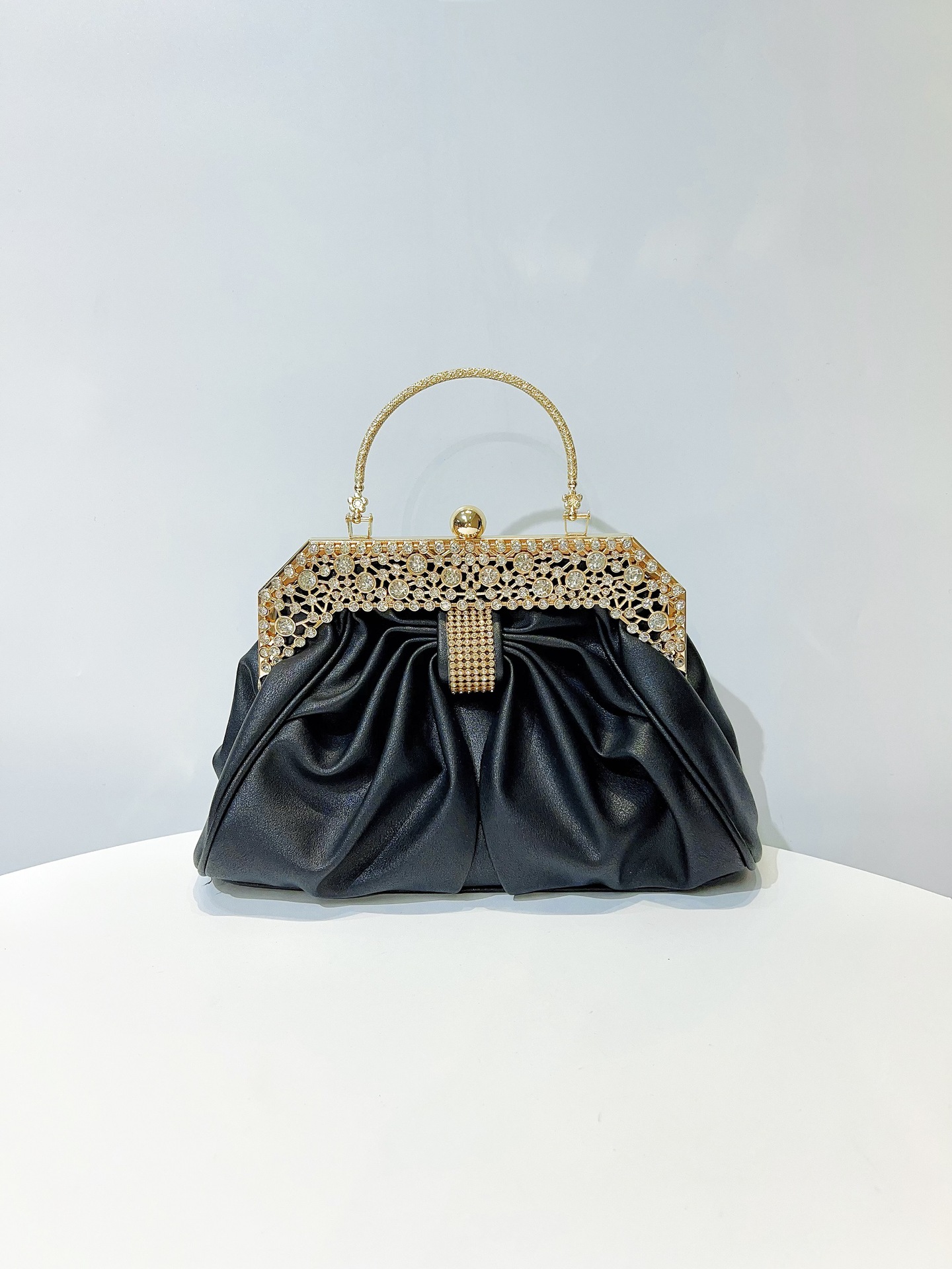 Modische Abendtasche Mit Strasssteinen Für Partys_voghion.com