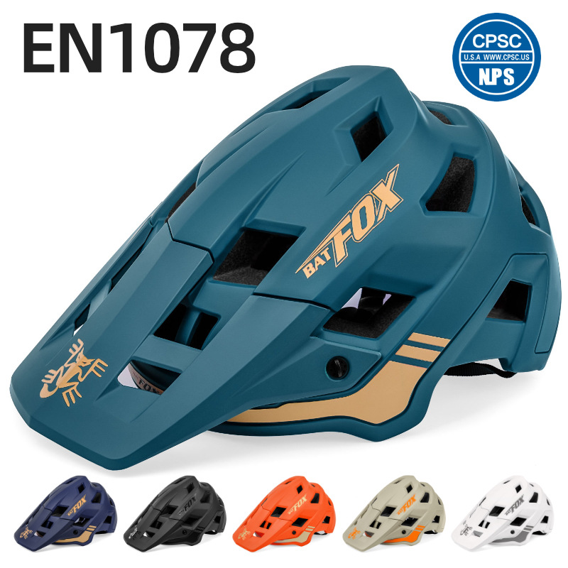 BATFOX bicicleta casco de montar MTB bicicleta de montaña casco de bicicleta moldeado integrado montaña fuera de la carretera casco