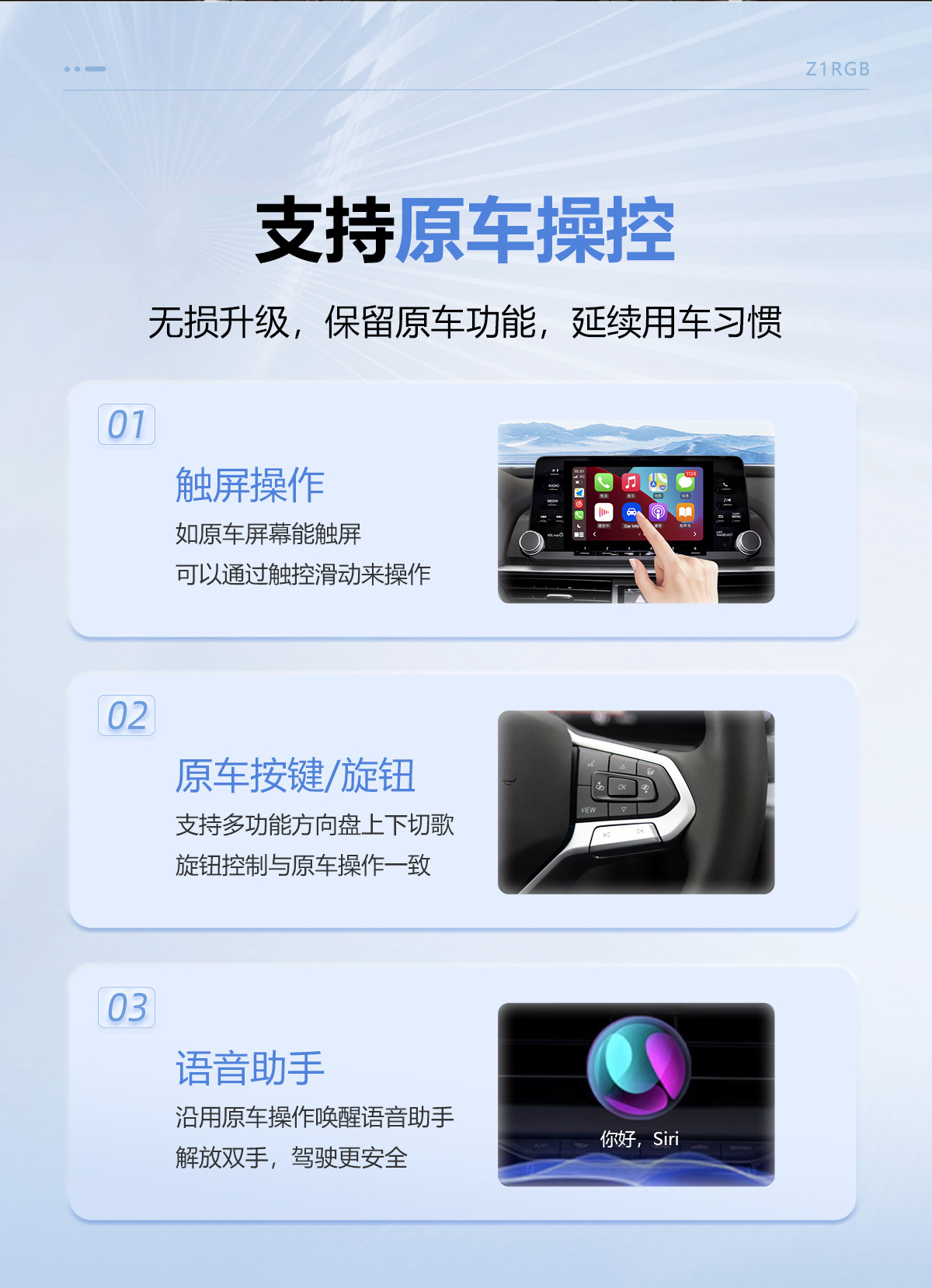 K1RGB Wired to Wireless CarPlay Adapter for Volkswagen Mercedes-Benz Audi