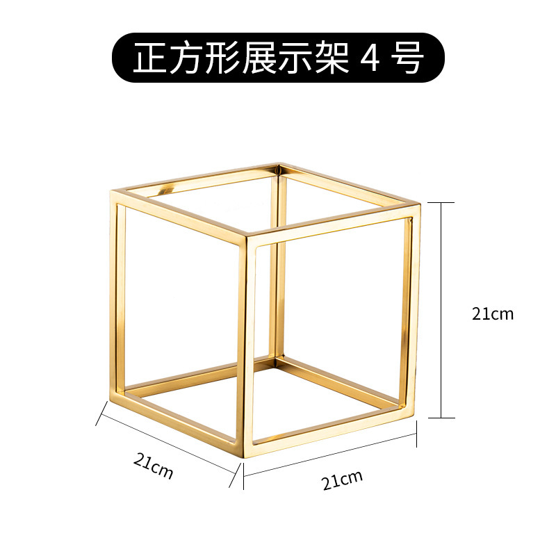 デザート台の置物展示棚の高級ケーキトレーのバイキングの午後のお茶のお菓子棚の冷たい食事の休憩台|undefined