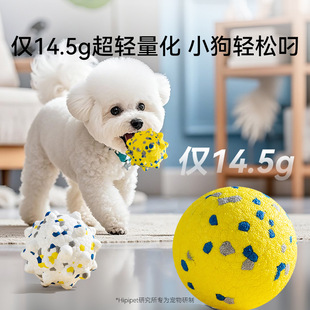 Cross-Border Dog Toys High Resilience Bite-Resistant Ball Round Colorful Teething Ball Training Pet Educational Interactive Toy Ball