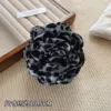 6025caro same style clip - black and gray leopard pattern