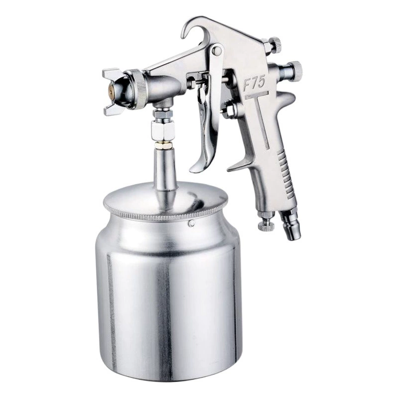 F-75 краскораспылитель f75 пневматический верхний и нижний горшок лейка мебель автомобильная краска клей высокая распыление алюминий