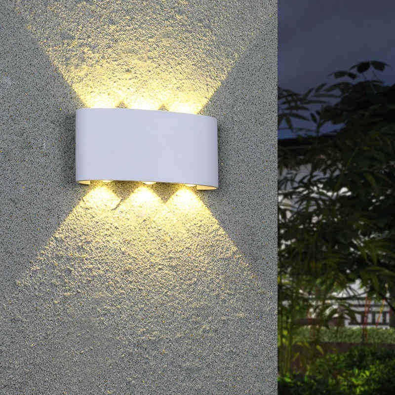 LED 屋外防水壁ランプ中庭壁ヴィラホテル廊下バルコニー屋内と屋外上下発光アルミ壁ランプ|undefined