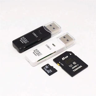USB3.0 card reader plug and play microSD camera TF/SD two-in-one high-speed card reader cross-border batch