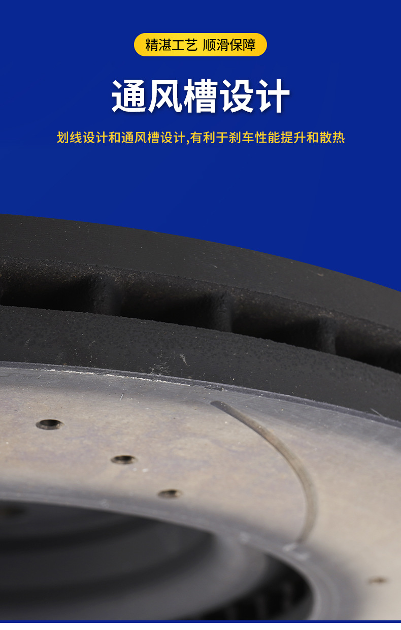 Minghui Factory General Mercedes-Benz Brake Disc 1674211001/1674211101 Cross-Border Export