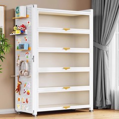 家庭用鋼製本棚ドア付き子供本棚リビング収納キャビネット防塵鉄芸ロッカー寝室置物キャビネット