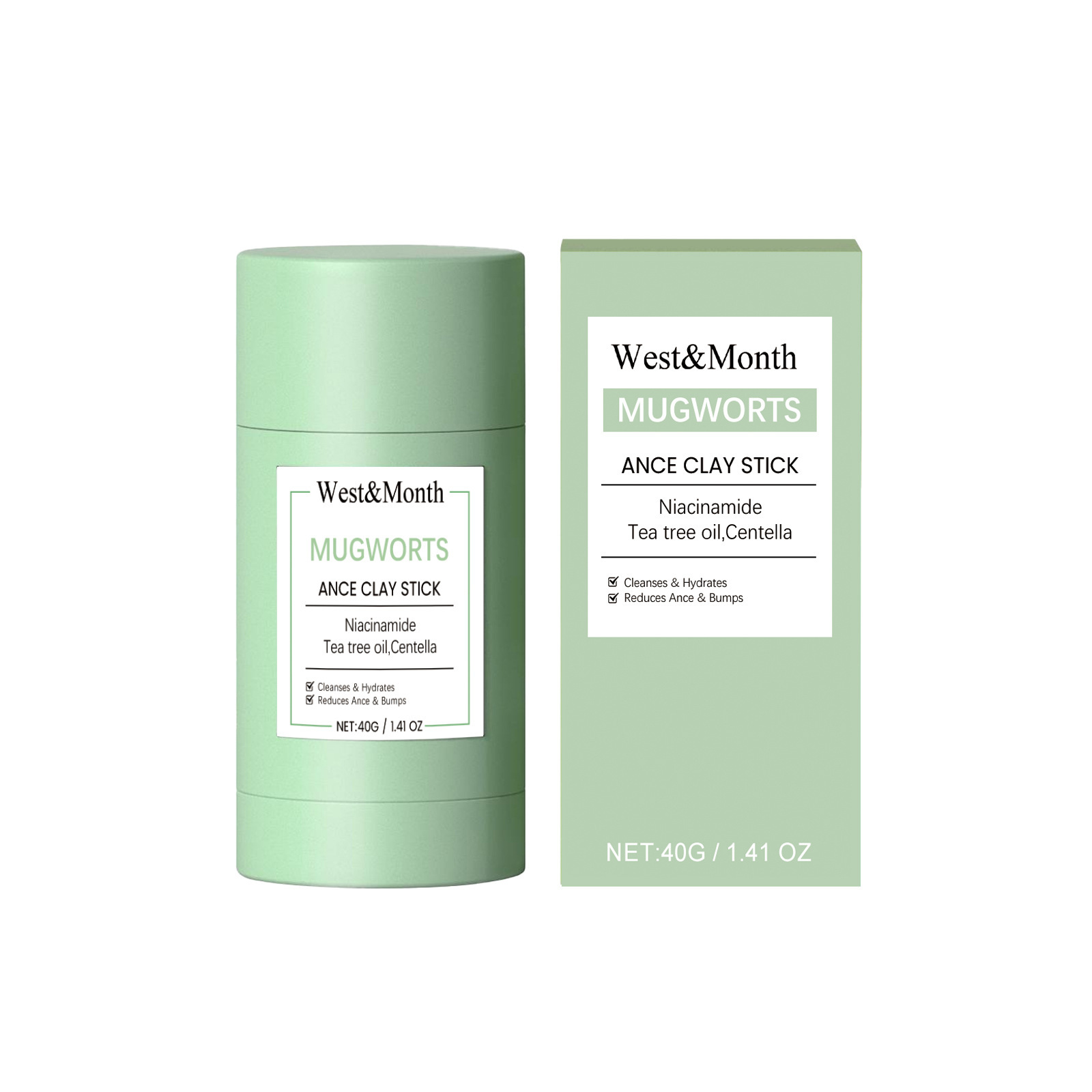 West & Month Blackhead Cleansing Mud Mold Facial Skin Cleansing and Moisturizing Skin