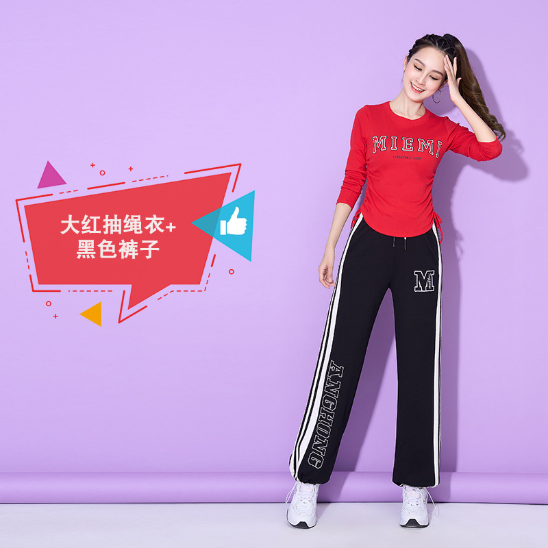 Красные++008#черные брюки с двойными насосами