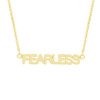 Universal fashionable necklace stainless steel with letters