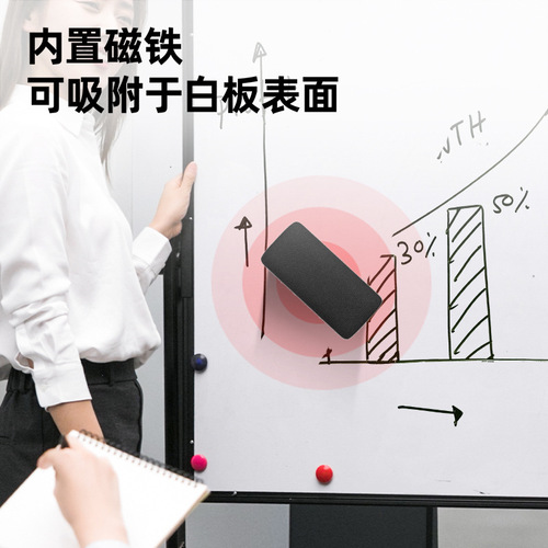 Deli whiteboard eraser magnetic whiteboard blackboard eraser chalk special office supplies whiteboard wiper wholesale stationery eraser