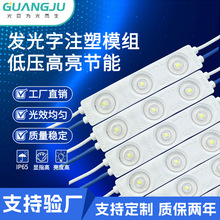 跨境专供led模组灯户外防水品牌芯片发光字光源注塑模组工厂批发