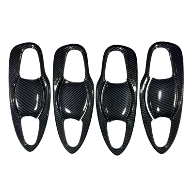 Door Handle Sticker, Car Exterior — Other Automotive Exterior Supplies - carbon-fiber-door-bowl