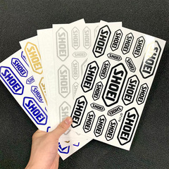 shoei helmet sticker transparent lens decoration motorcycle modified electric vehicle reflective waterproof sunscreen decal