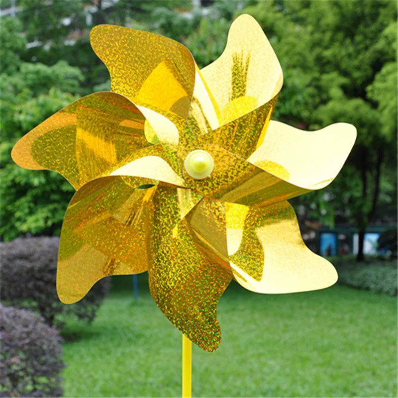 Colorful travel plastic windmill toy for camping
