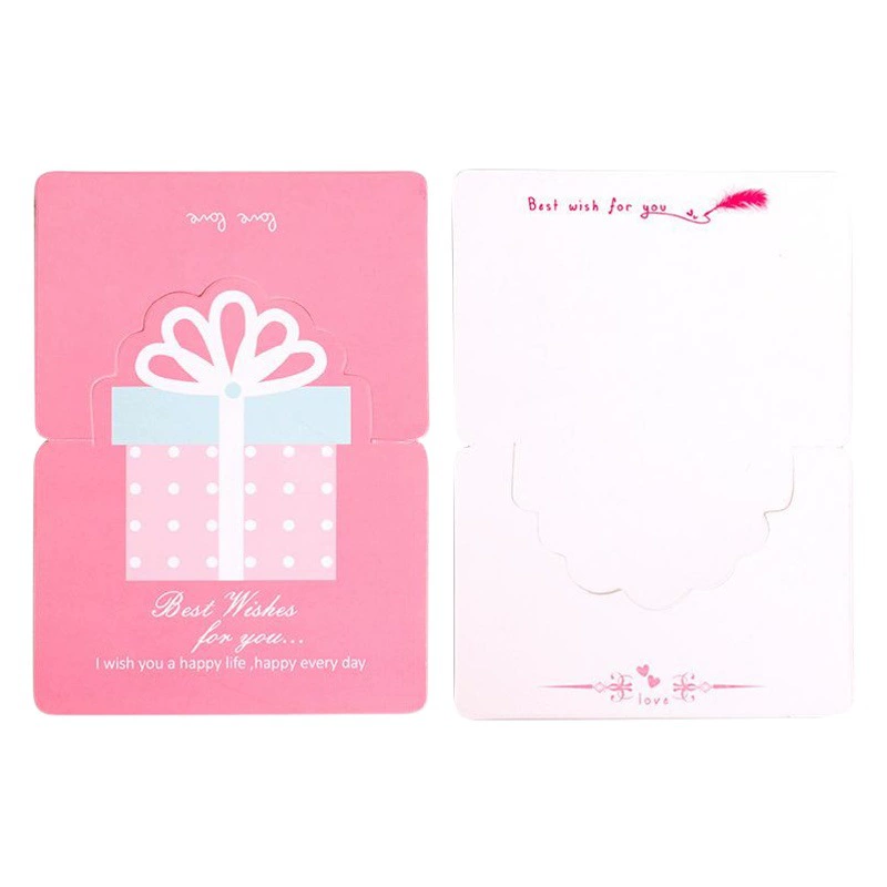 Южная Корея любит трехмерную полая поздравительную открытку Рождественская выпечка цветочный магазин подарок на день рождения Спасибо благословение маленькая открытка оптом