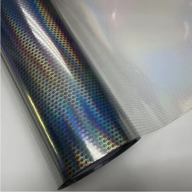 Pvc Car Headlight Protective Film Wholesale Yellow Laser Honeycomb Car Headlight Protective Film Color Change