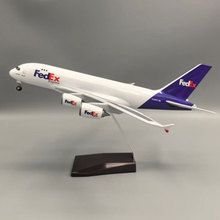 46CM 联邦A380货机 联邦货机A380货运飞机 Fedex飞机模型摆件礼物