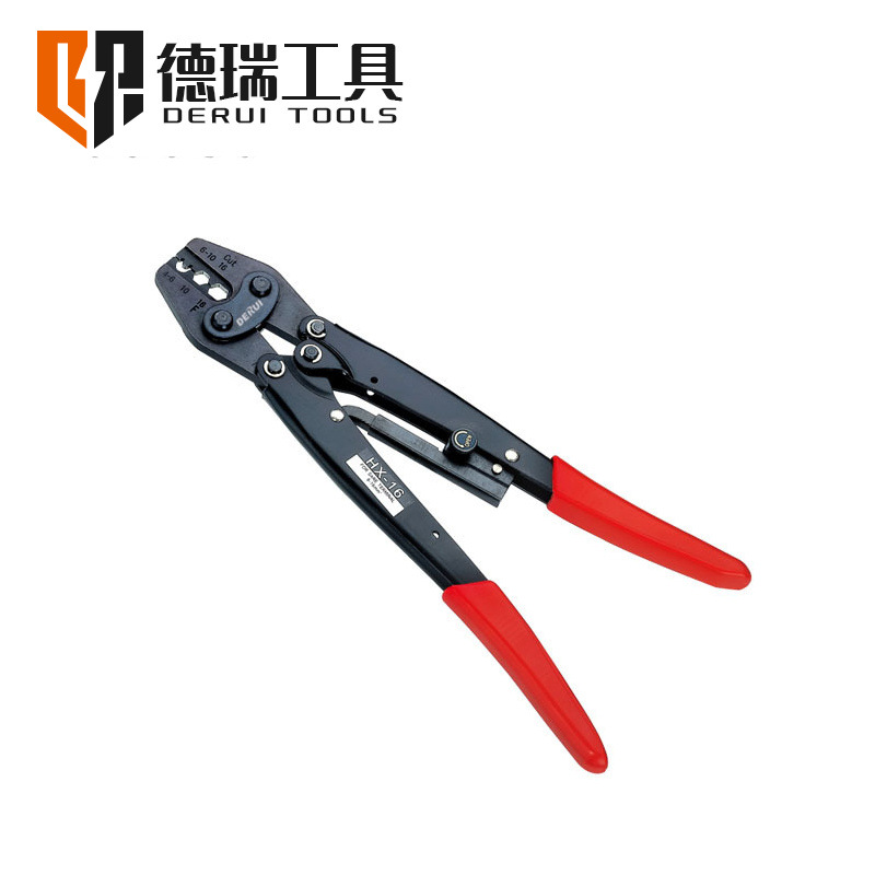 德瑞工具HX-16OTUT裸端子棘轮式端子压接钳省力型日式压线钳