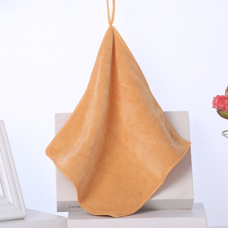 Microfibra pequeña toalla toallas cuadradas toallas para limpiar las manos sudor toallas cuadradas absorbentes de agua toallas blancas para niños regales pañuelos