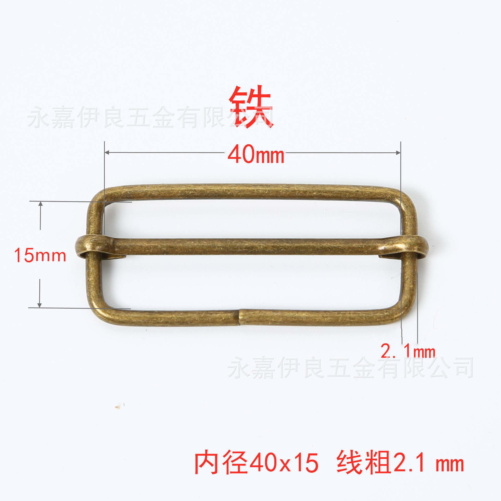 Venta directa de fábrica de hebillas metálicas en forma de D en stock, hebillas ajustables de acero inoxidable, nuevas hebillas de tracción, hebillas de tres niveles de cobre, hebillas de alambre de hierro. image 30